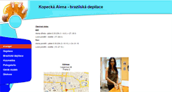 Desktop Screenshot of brazilska-depilace-praha.cz